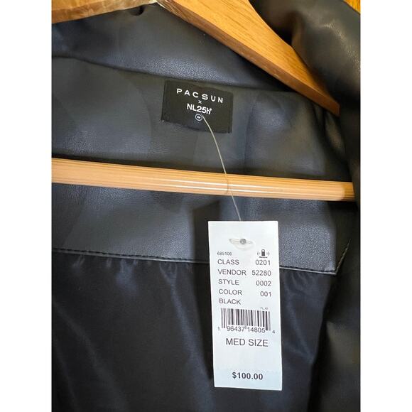 Pacsun Faux Leather Jacket - Picture 4 of 4